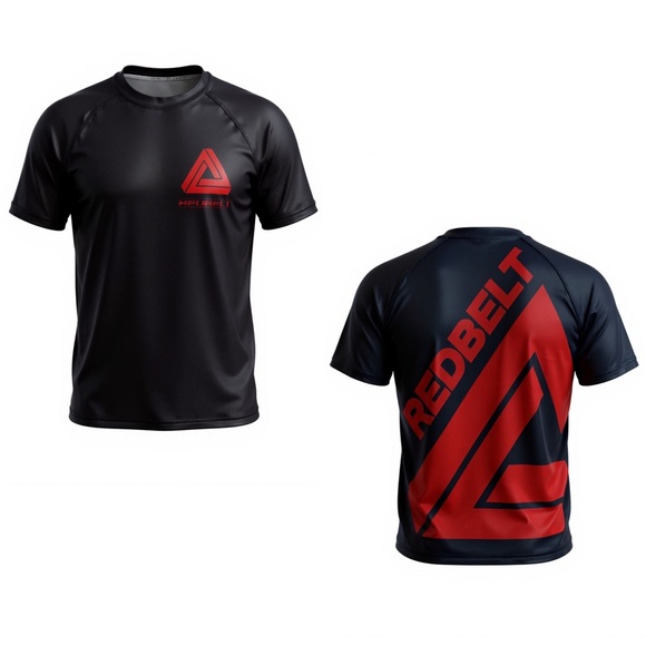REDBELT No-Gi BJJ Rashguard – Premium Compression - Picture 2 of 7